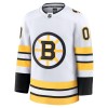 Miesten NHL Boston Bruins Pelipaita Custom 2025-26 Fanatics Premium Vieras Valkoinen